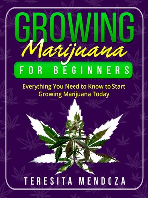 cover image of Growing Marijuana for Beginners